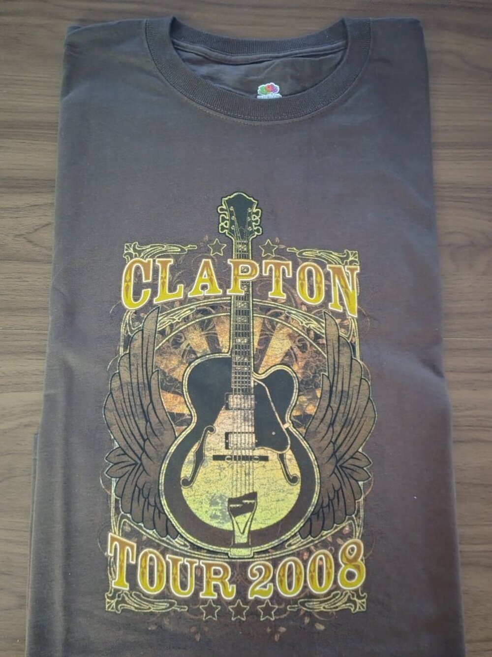 * NEW * Eric Clapton 2008 tour t-shirt